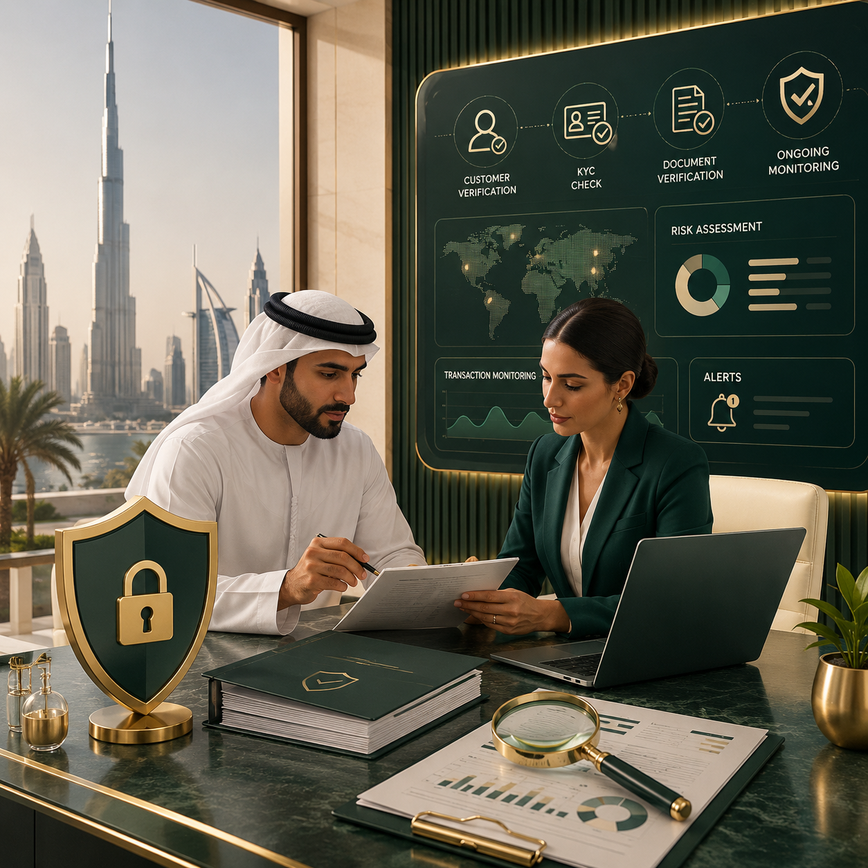AML services in UAE compliance review